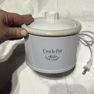 Rival Crock-Pot Little Dipper white electric crock pot never used nwot